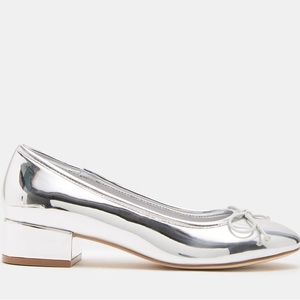 Silver steve madden ballet flats brand new never worn size 11 #balletflats